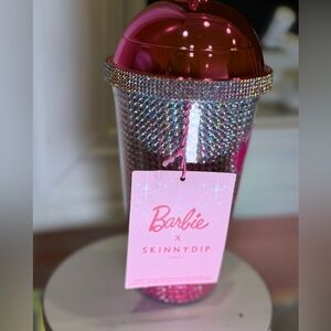Barbie x Skinnydip Pink Rhinestone Tumbler-NWT!